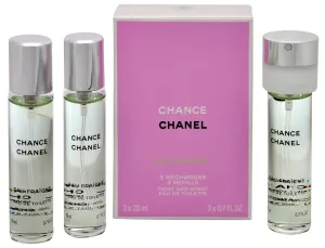 Chanel Chance Eau Fraiche - EDT ricarica (3 x 20 ml) 60 ml