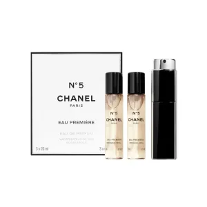 Chanel No. 5 Eau Premiere - acqua profumata con vaporizzatore (3 x 20 ml) 60 ml
