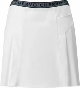 Chervo Womens Joke Skirt White 34