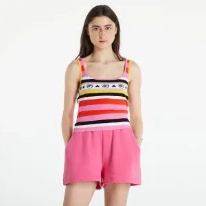 Chiara Ferragni Striped Yarn Logomania Knit Multicolor #1635667