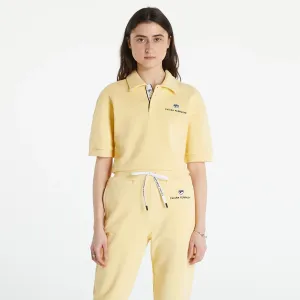 Chiara Ferragni Light Diagonal Fleece Co Polo T-Shirt Yellow #1635629