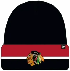 Chicago Blackhawks Split Cuff Knit Black UNI Hockey berretta
