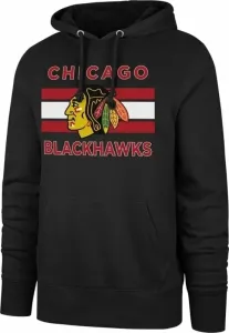 Chicago Blackhawks NHL Burnside Pullover Hoodie Jet Black XL Felpa da hockey