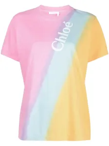 CHLOÉ - T-shirt In Cotone Con Logo #2290356
