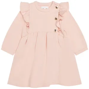 Chloe Baby Girls Frill Dress Pink - 3Y PINK