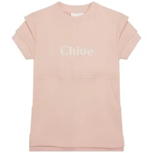 Chloe Girls Sweatshirt Dress Pink - 6Y PINK