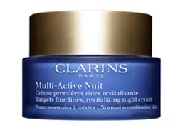 Clarins Crema notte rivitalizzante contro le rughe sottili per pelli normali e miste Multi-Active (Revitalizing Night Cream ) 50 ml