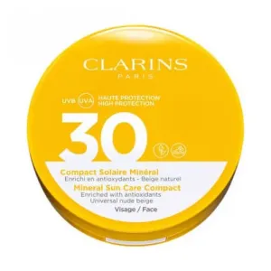 Clarins Fluido compatto abbronzante per viso SPF 30 (Mineral Sun Care Compact) 15 g