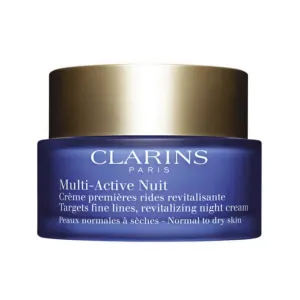 Clarins Crema notte rivitalizzante contro le rughe sottili per pelli normali e secche Multi-Active (Revitalizing Night Cream ) 50 ml