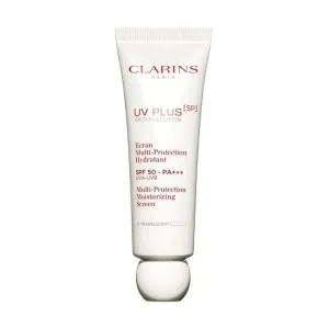 Clarins UV Plus Anti-Pollution Multi-Protection Moisturizing Screen fluido idratante e protettivo con effetto idratante 50 ml