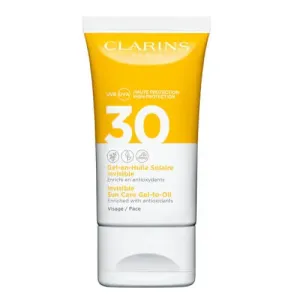 Clarins Olio gel viso abbronzante SPF 30 (Invisible Sun Care Gel-to-Oil) 50 ml