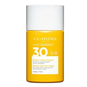 Clarins Sun Care Mineral Fluid SPF30 Face crema abbronzante per il viso 30 ml