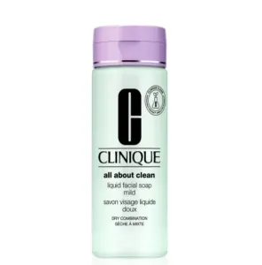 Clinique Sapone detergente liquido per viso pelli secche e miste (Liquid Facial Soap Mild) 200 ml