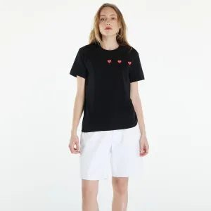 Comme des Garçons PLAY Short Sleeve Logo Print T-Shirt UNISEX Black #3152615