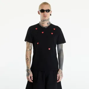 Comme des Garçons PLAY Short Sleeve Logo Print T-Shirt UNISEX Black #3154543