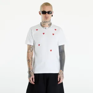 Comme des Garçons PLAY Short Sleeve Logo Print T-Shirt UNISEX White #3150418