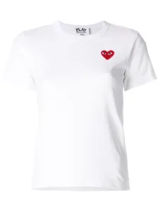 COMME DES GARCONS PLAY - T-shirt In Cotone Con Logo