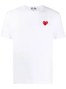 COMME DES GARCONS PLAY - T-shirt In Cotone Con Logo