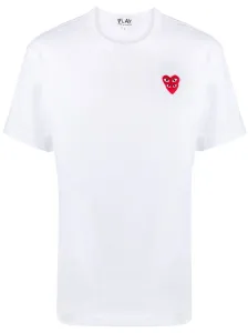 COMME DES GARCONS PLAY - T-shirt In Cotone Con Logo #3005531