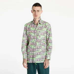 Comme des Garçons SHIRT x KAWS Mens Shirt Woven Green/ Pink #214750