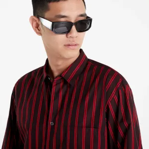Comme des Garçons Shirt Yarn Dyed Stripe Shirt Black #225970