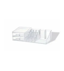 Compactor Organizzatore di cosmetici Compactor Multi 16 scomparti, 2 cassetti - plastica trasparente
