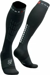 Compressport Alpine Ski Full Socks Black/Steel Grey T1 Calzini da corsa
