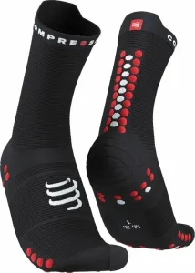 Compressport Pro Racing Socks v4.0 Run High Black/Red T4 Calzini da corsa