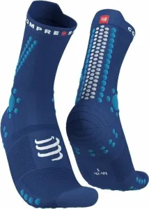 Compressport Pro Racing Socks v4.0 Trail Sodalite/Fluo Blue T2 Calzini da corsa