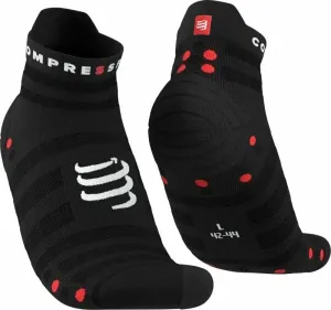 Compressport Pro Racing Socks v4.0 Ultralight Run Low Black/Red T2