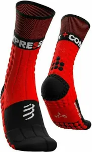 Compressport Pro Racing Socks Winter Trail Black/Red T3 Calzini da corsa