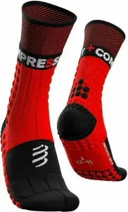 Compressport Pro Racing Socks Winter Trail Black/Red T4 Calzini da corsa