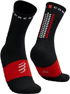 Compressport Ultra Trail Socks V2.0 Black/White/Core Red T3 Calzini da corsa