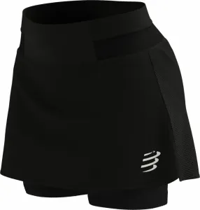 Compressport Performance Skirt W Black S Pantaloncini da corsa