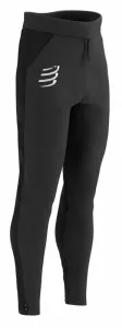 Compressport Hurricane Windproof Seamless Pants Black L Pantaloni / leggings da corsa