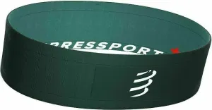 Compressport Free Belt Green Gables/Silver Pine XL/2XL Caso in esecuzione