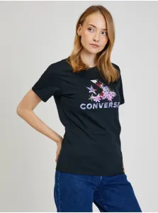Black women's T-shirt Converse - Women #1297900
