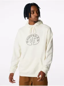 Cream Men's Sweatshirt With Converse Hoodie - Men's #927254