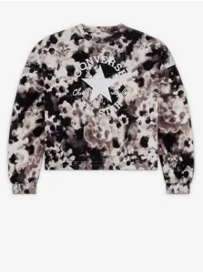Creamy-Black Women's Floral Sweatshirt Converse - Women