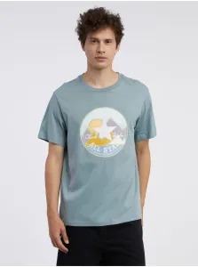 Light Green Men's T-Shirt Converse Coastal Remix - Men #2424533