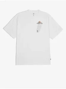 White Men's T-shirt Converse - Men #2264144