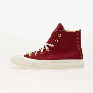 Burgundy Womens Ankle Sneakers Converse Chuck 70 - Women