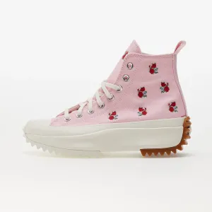 Pink Womens Ankle Sneakers on Converse Run Star Hi - Women #1816815