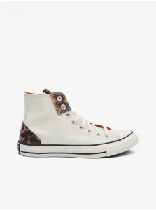 Cream Women's Ankle Sneakers Converse Chuck Taylor All Star - Women #2744373