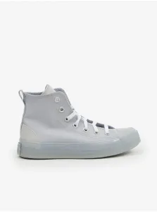 Light Grey Converse Chuck Taylor All St Womens Ankle Sneakers - Ladies #1032903