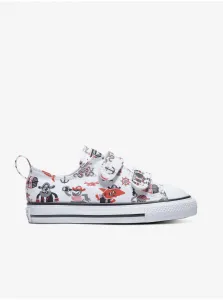 White Kids Patterned Sneakers Converse Pirates - Guys #1100283