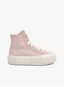 World Pink Women's Ankle Sneakers on Converse Chuck Ta Platform - Women #2660899