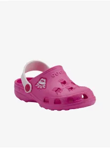 Dark pink girly slippers Coqui Little Frog - Girls #1446795