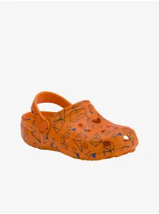 Orange Boys Patterned Slippers Coqui Big Frog - Boys #1285345