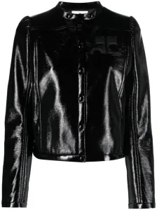 COURRÈGES - Iconica Giacca Biker In Vinile #2859465